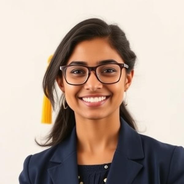 Portrait of Ms. Minarva Killi, Batch 2023-25 · Deloitte graduate of ICBM-SBE